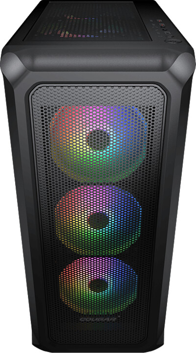 Kasë Cougar Archon 2 RGB Mesh, TG, e zezë