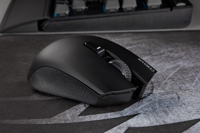 Mouse gaming Corsair HARPOON RGB Wireless, 10000 DPI, pa kabllo, i zi