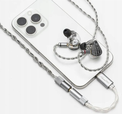 Adapter audio MoonDrop Echo A, USB C në 3.5mm, DAC AMP për me vete, gri