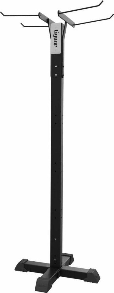 Raf dyshekësh tiguar double sided mat rack, mban gjer në 40 dyshekë, çelik, i zi