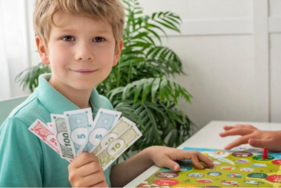 Lojë tavoline Kapitan Nauka Mały Inwestor, familjare, 7+ vjeç, shumëngjyrëshe