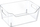 Kuti organizuese frigoriferi Greys Clear, 27x19x11cm, 5L, transparente