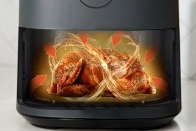 Fritëze me ajër Cosori Lite Mini Pro 2.0L, 900W, e zezë