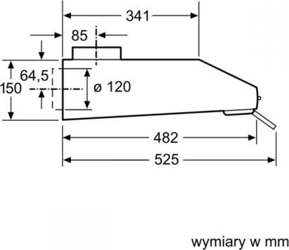 Ventilator kuzhine Bosch DUL62FA51, 15 cm, 60 cm 8