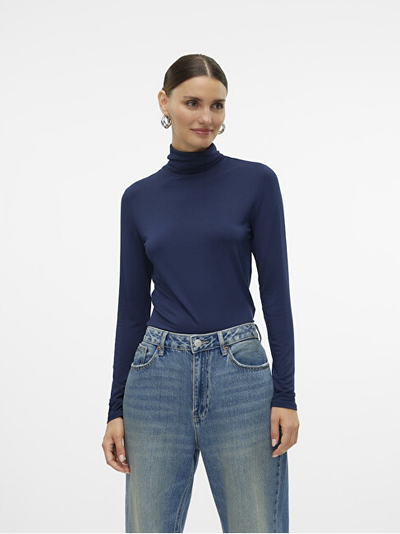 Rollkë për femra VERO MODA VMALBERTE Tight Fit, e kaltër