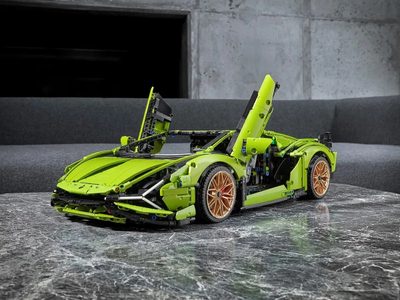 Set ndërtimi LEGO Technic Lamborghini Sián FKP 37 42115, model koleksionist 1:8, për të rritur, jeshil