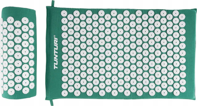 Set akupresure Tunturi Massager, dyshek dhe jastëk, jeshile