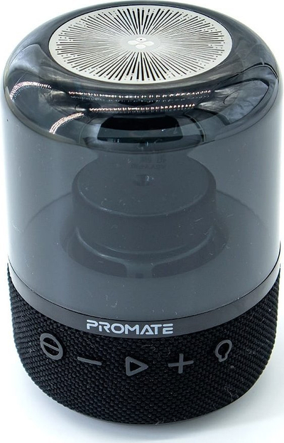 Altoparlant me Bluetooth Promate Lumisound 360, 8W, bateri 4 orë, i zi