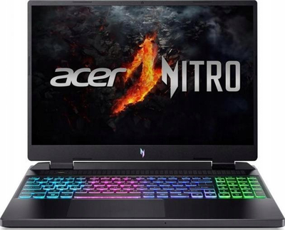 Laptop gaming Acer Nitro 16 AN16-42, Ryzen 7 8845HS, 16" 165Hz, 16GB RAM, 1TB SSD, RTX 4070, pa sistem, i zi