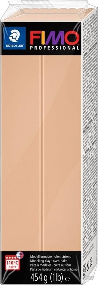 Глина за моделирање FIMO Professional, печива во рерна, 454g, песочна боја