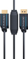 Kabllo adapter Clicktronic 44923, DisplayPort 1.2 në HDMI 2.0, aktiv, i zi