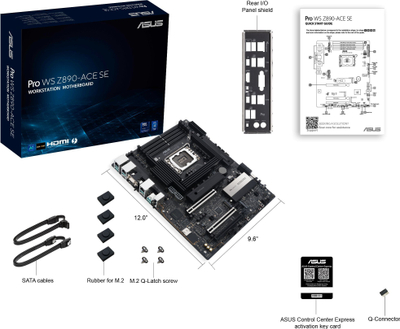 Pllakë amë ASUS Pro WS Z890 ACE SE, Intel Z890, LGA 1851, ATX