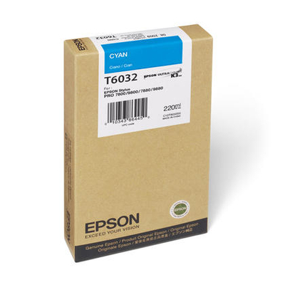 Kasetë boje Epson T6032, cyan, kapacitet i lartë, origjinale