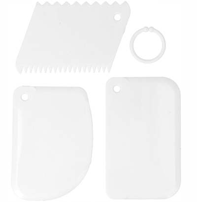 Set shpatullash për torta Brunbeste, 3 copa, plastikë