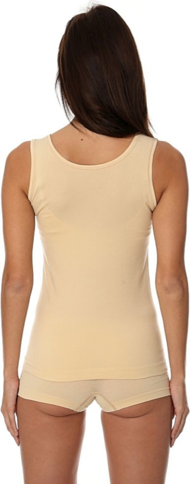 Маица за жени Brubeck Comfort Cotton, XL, беж