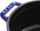 Tenxhere gize Staub Round Cocotte, 24cm, 3.8L, blu e errët