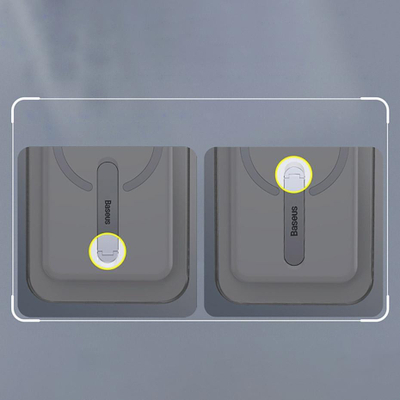 Mbrojtëse telefoni Baseus për iPhone 13, MagSafe, me këmbë mbajtëse, transparente