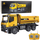 Kamion me pult Huina 1582 RC Dump Truck, shkalla 1:14, me drita dhe zë, i verdhë
