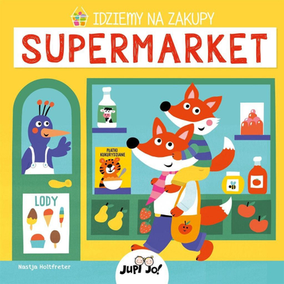 Libri për kalamaj “We Are Going Shopping. Supermarket”, tregim me figura, në anglisht