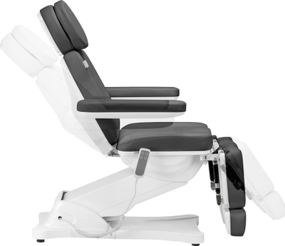 Karrige elektrike kozmetike Sillon Classic, 2 motorë, Pedi, gri