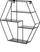 Raft muri TIGARD, metal, 4 kate, i zi