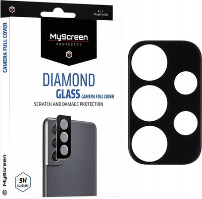 Mbrojtës kamerje MyScreen për Samsung Galaxy A33 A53 A73, xham i temperum, Full Cover, i zi