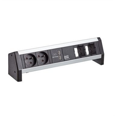 Shirit prizash Bachmann Desk 1, 2x Type E, karikues USB 3.1A, argjendtë