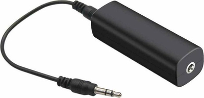 Izolues audio AK319B, reduktues zhurme, portë 3.5 mm, i zi