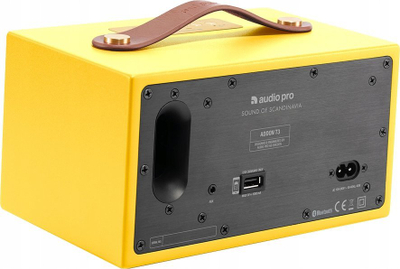 Altoparlant portativ Audio Pro Addon T3+, Bluetooth, bateri 30 orë, i verdhë
