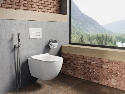 Копче за празнење Ravak Chrome X01455, пластика, бело