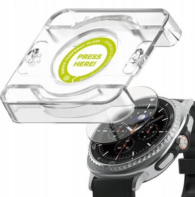 Xham mbrojtës Ringke Tempered Glass Pro për Samsung Galaxy Watch 8 46mm, set me 2 copë, transparent