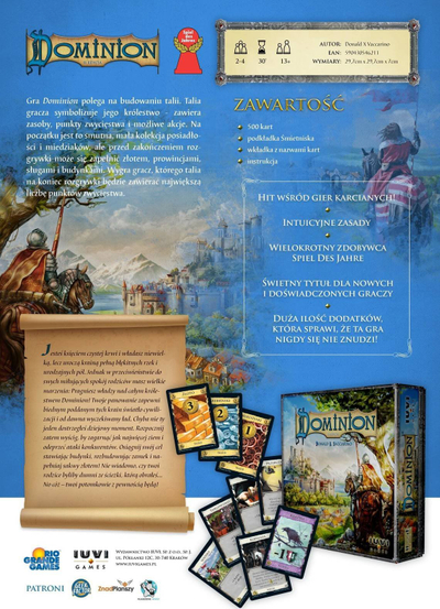 Lojë tavoline IUVI Games Dominion, Edicioni i 2-të, strategjike, 13+
