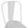 Karrige metalike Melita 43×50×82 cm (HM8641.21), bardhë