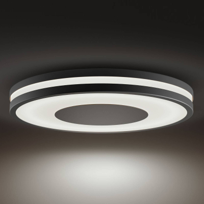 Plafonierë inteligjente Philips Hue White Ambiance Being, LED, me Bluetooth, e zezë