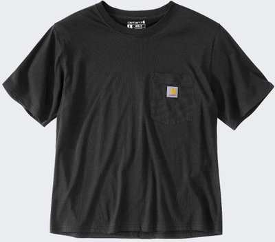 Bluzë Carhartt Loose Fit, pambuk i lehtë, XS, e zezë