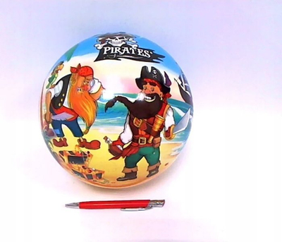 Top gome Star Pirates, 23 cm, me piratë, shumëngjyrësh