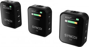 Sistem mikrofonësh me valë Synco G2 A2, të zi