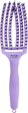 Четка за коса Olivia Garden Fingerbrush Care Iconic Medium, влакна од свиња и најлон, лаванда