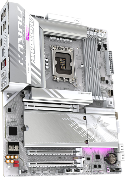 Motherboard GIGABYTE Z890 AORUS ELITE WIFI7 ICE, DDR5, PCIe 5.0, i bardhë