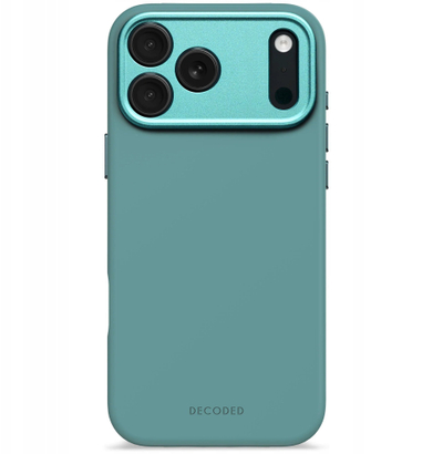 Këllëf silikoni Decoded për iPhone 17 Pro Max, MagSafe, Retro Blue