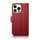 Këllëf-portofol iCarer Wallet Case 2n1 për iPhone 14 Pro Max, lëkurë, Anti RFID, i kuq