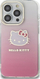 Mbulesë telefoni Hello Kitty HKHCP15LHDGKEP, për iPhone 15 Pro 6.1", TPU, rozë