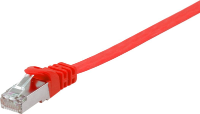 Kabllo rrjeti Equip Cat6A, 5m, UFTP Flat, e kuqe