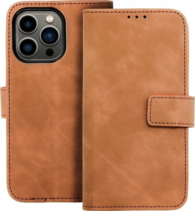 Kabullë Forcell TENDER Book për Samsung Galaxy A22 5G, lëkurë eko, kafe