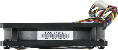 Вентилатор куќиште Супермајкро FAN-0124L4, 120mm, многу тивок, црн