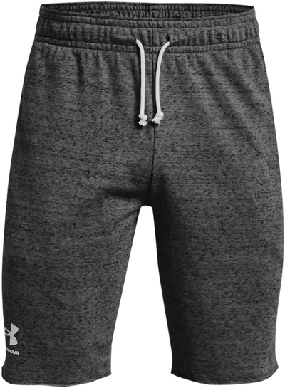 Shorce për meshkuj Under Armour UA Rival Terry, French terry, me xhepa, gri