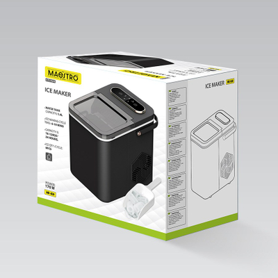 Prodhues akulli Maestro MR-820, 10-12 kg në ditë, 170W, i zi