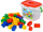 Set i lodrave Wader Builder Blocks in Bucket 41845, 3+ vjeç, 45 pjesë