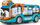Lodër shtytëse Dickie Toys ABC Bus 204113000, për bebe 1+, pjesë që rrotullohen, shumëngjyrësh
