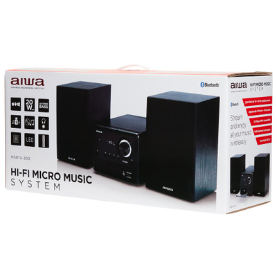 Sistem audio Aiwa MSBTU-300, 20W, CD USB Bluetooth, i zi